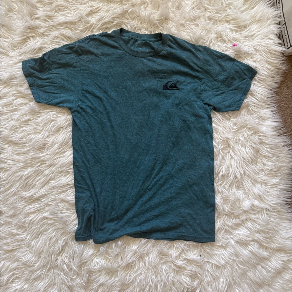 Quiksilver men Deep Teal Short Sleeve Tee medium
